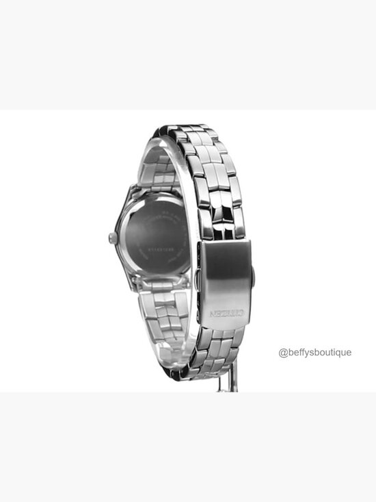 Citizen Quartz Wrist Watch Stainless Steel Band Day Date Luminous
